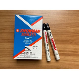 

Spidol Snowman Hitam Permanent Marker Hitam Permanen G-12