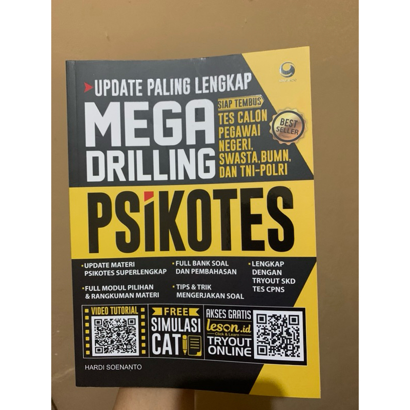 

PRELOVED BUKU MEGA DRILLING PSIKOTEST CPNS BUMN POLRI