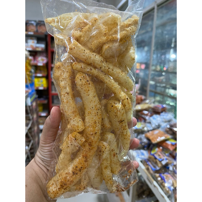 

Kerupuk Kulit Sapi Rasa Pedas 100 gram