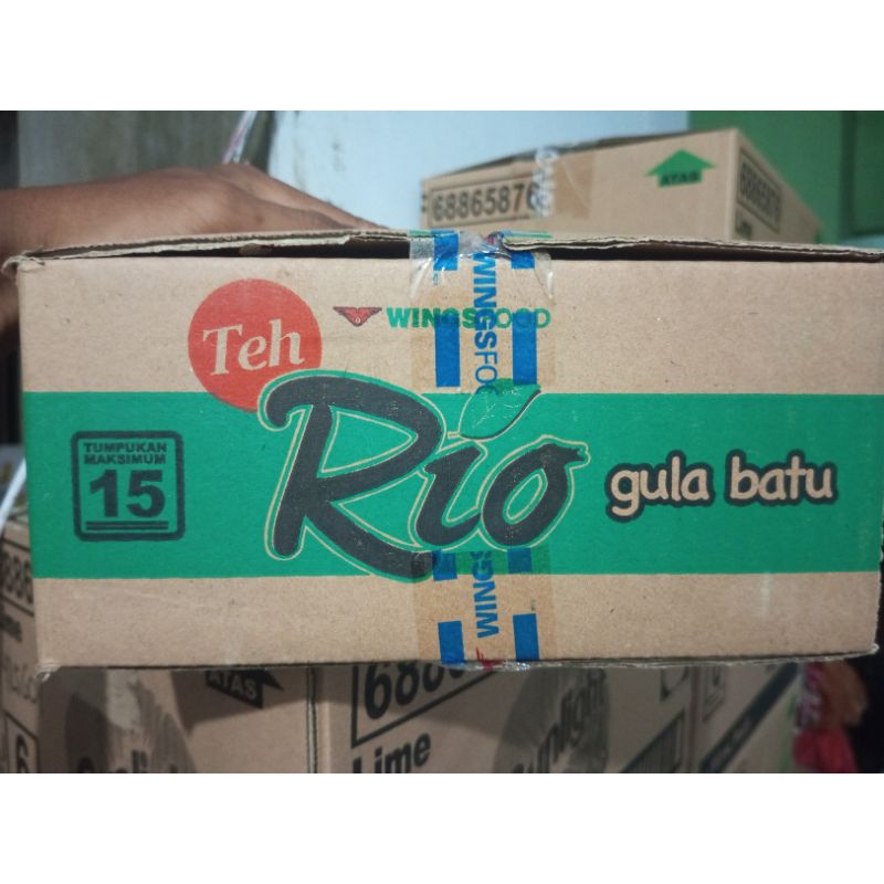 

Teh Rio Gula Batu Kartonan Isi 24 Cup 180ml