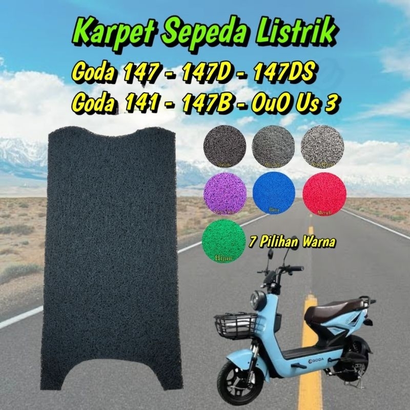 Karpet Sepeda Listrik Goda 140D-147-147D-147DS-147B-OuO Us3