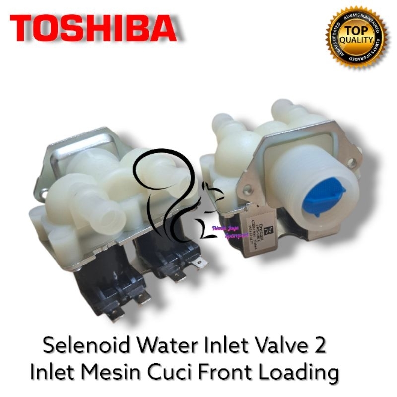 Selenoid Water Inlet Valve 2 Inlet Mesin Cuci TOSHIBA Front Loading | Selenoid Mesin Cuci TOSHIBA