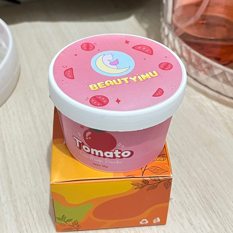 Preloved Beautyinu Face Mask Powder BPOM 50gr Tomato