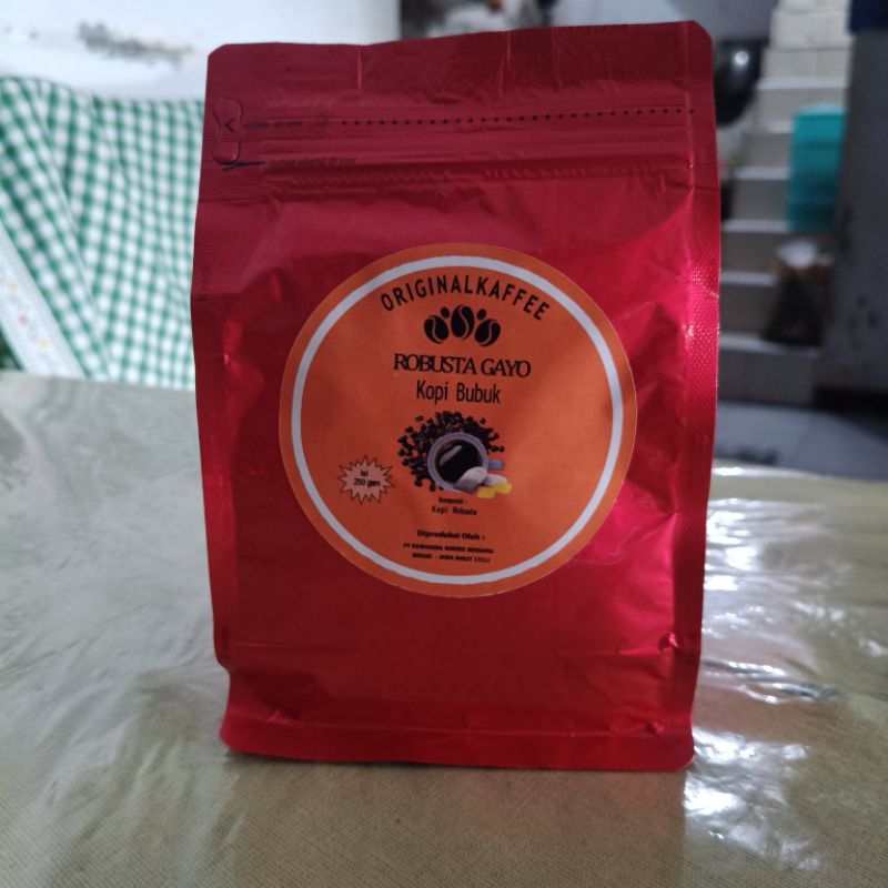 

Kopi Bubuk Robusta Gayo Premium OriginalKaffee