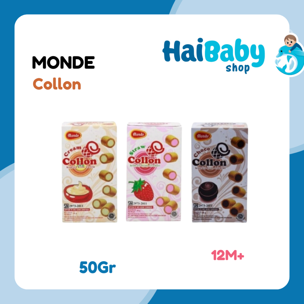 

Monde Collon (Biskuit Roll Isi Cream)50g