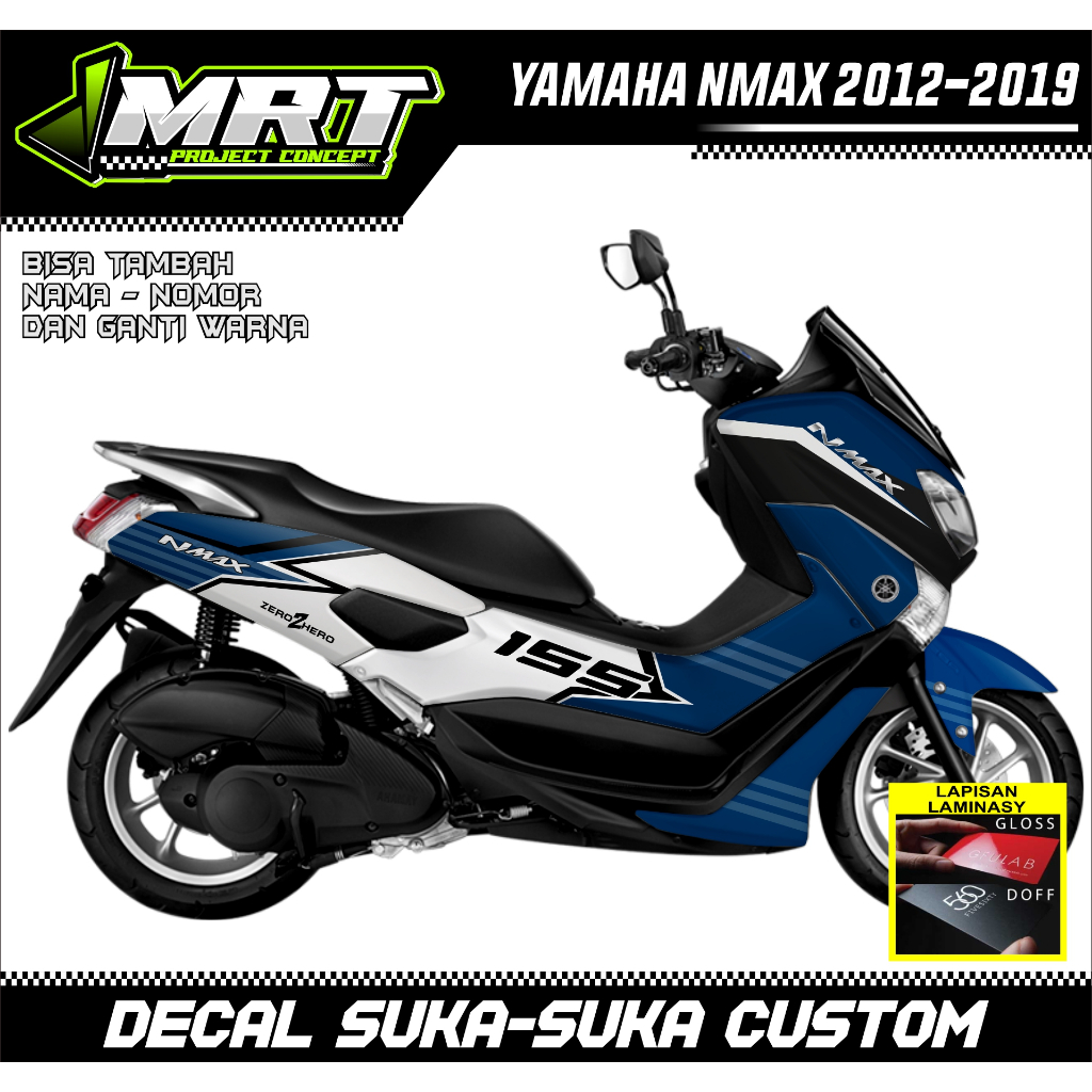 COD Decal Nmax Tahun 2012-2019 Full Body, Stiker Dekal Nmax 2012-2019 Full Body