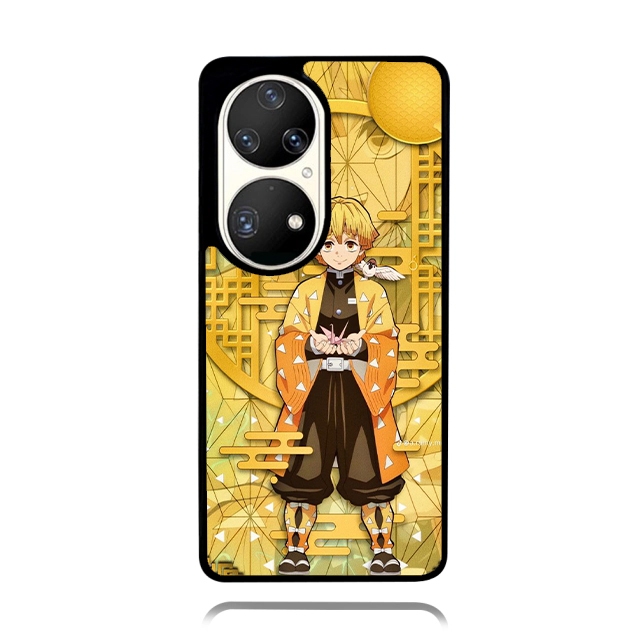 Case Phone Huawei P50 P40 P30 P20 PRO TPU Rubber Phone Custom Softcase Demon Slayer Zenitsu Agatsuma