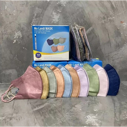 Masker duckbill warna warni filtcare isi 50 /masker duckbill 3ply masker duckbill isi 50/ masker war