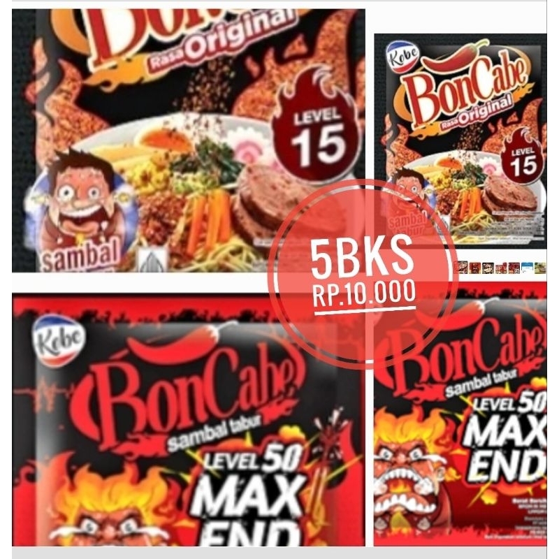 

BON CABE SACHET SET/LEVEL15,50MAX END/PAKET 5BKS