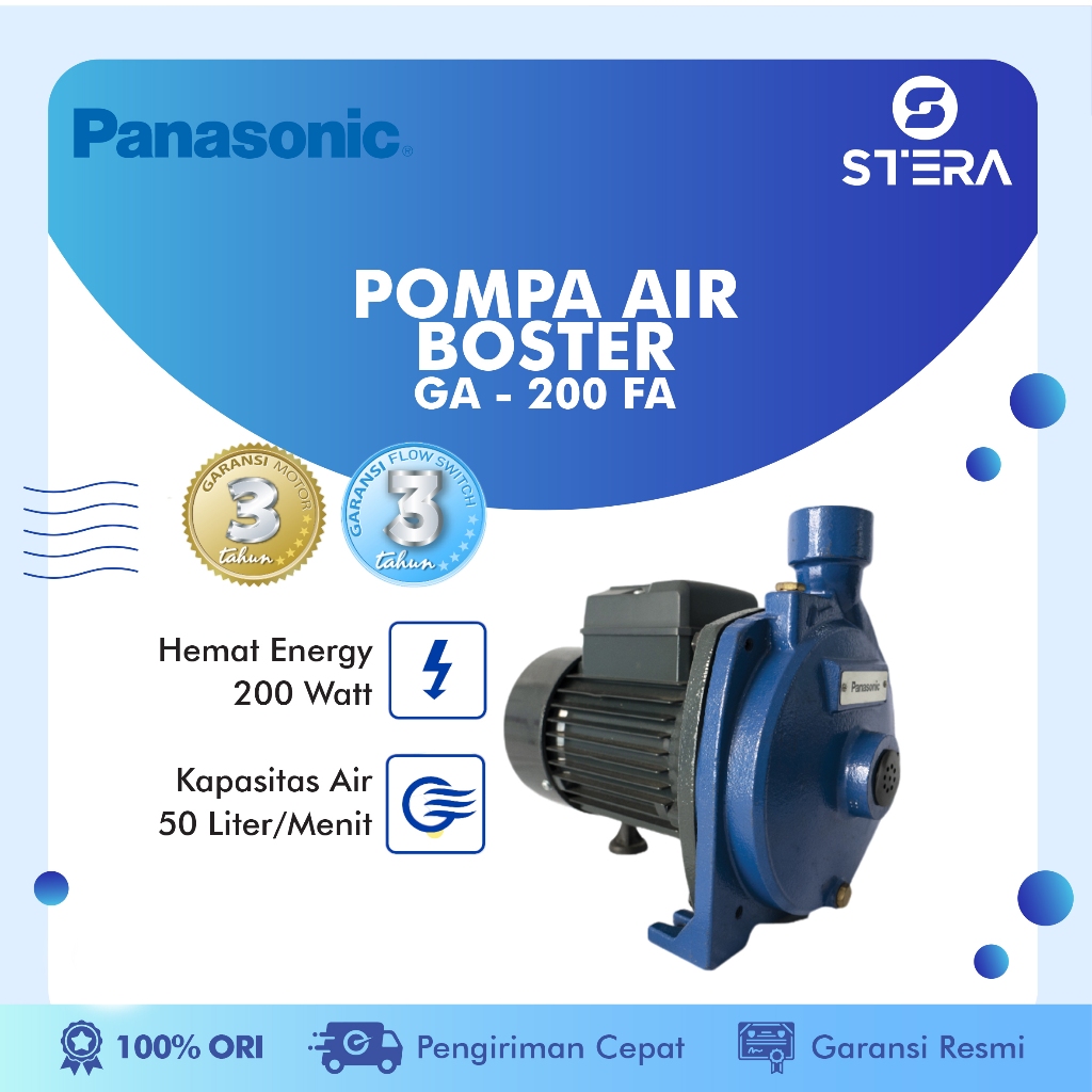 Panasonic GA-200FA - Pompa Pendorong / Booster Pump