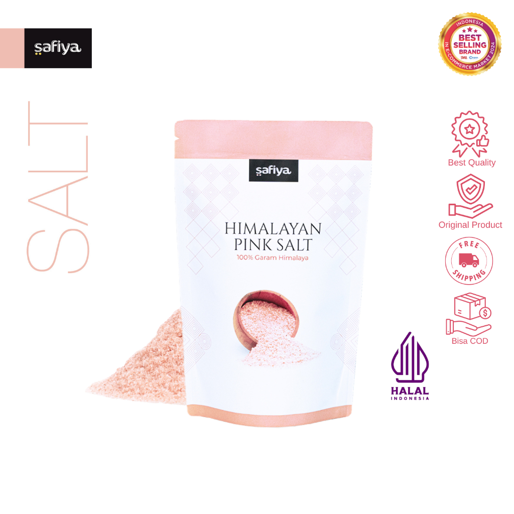 

Safiya Garam Himalaya 250 Gram Pink Himalayan Salt Original Premium