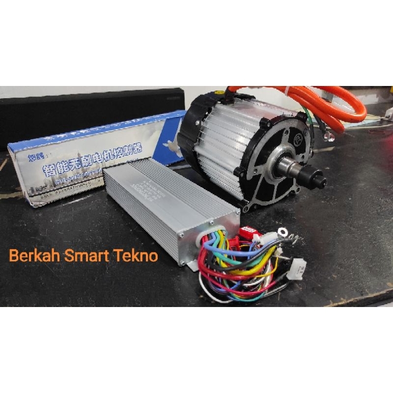 BARU Dinamo Brushless BLDC Motor Listrik 48 Volt 1000 Watt + Controller DINAMO BLDC 1000 Watt Kendar