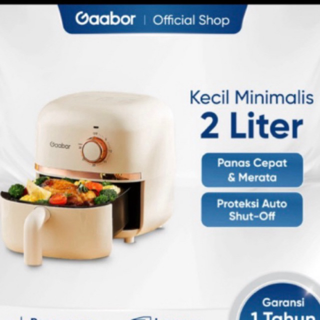Gaabor Air Fryer 2liter