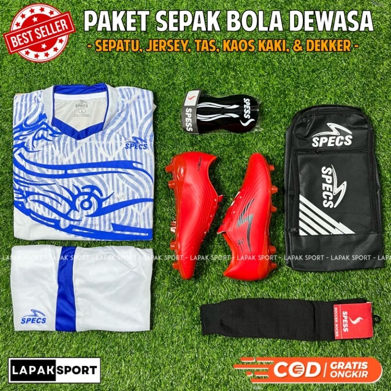 Paket Sepatu Bola Specs Infinity 99 Terbaru Paket Komplit Sepatu Sepak Bola Specs Lengkap