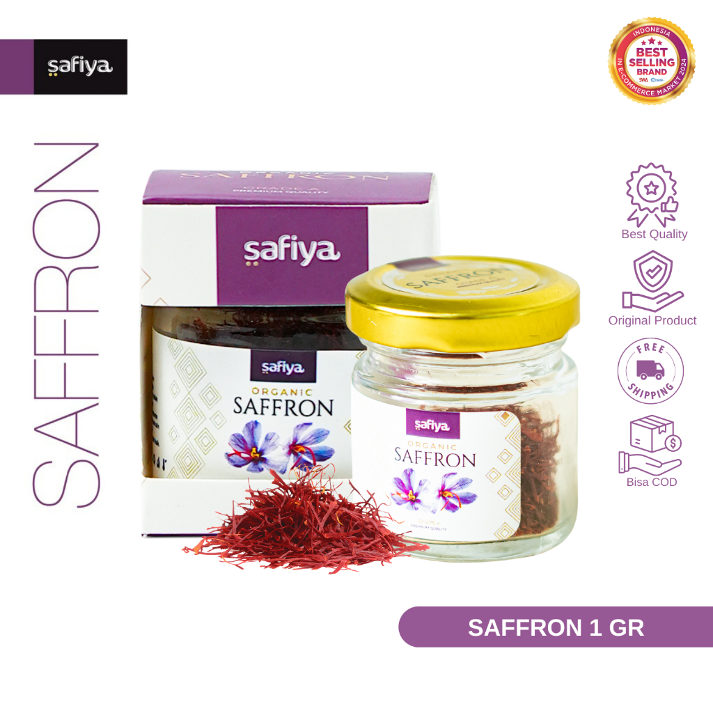 

Safiya Saffron Super Negin 1 Gram Bunga Safron Grade A