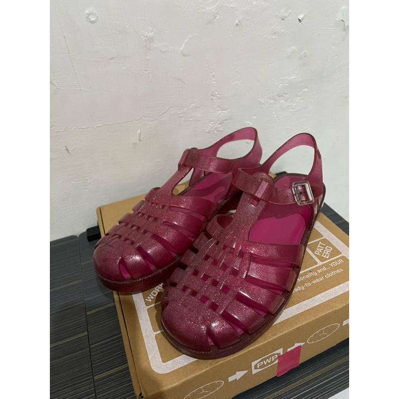preloved melissa possession final de ano ad pink glitter pink
