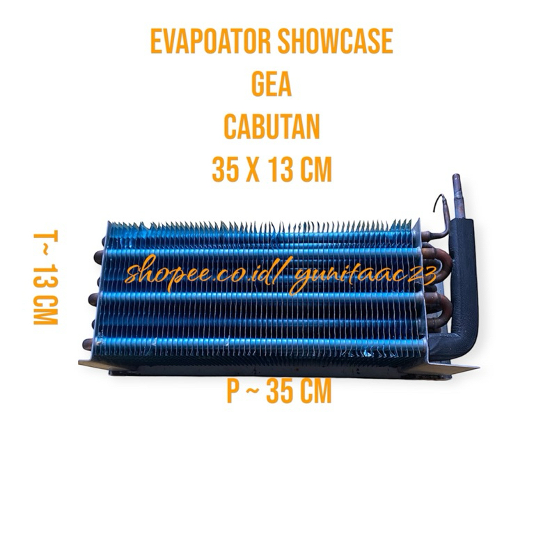 EVAPORATOR SHOWCASE GEA RSA CABUTAN UNIT UKURAN 35 x 13 CM