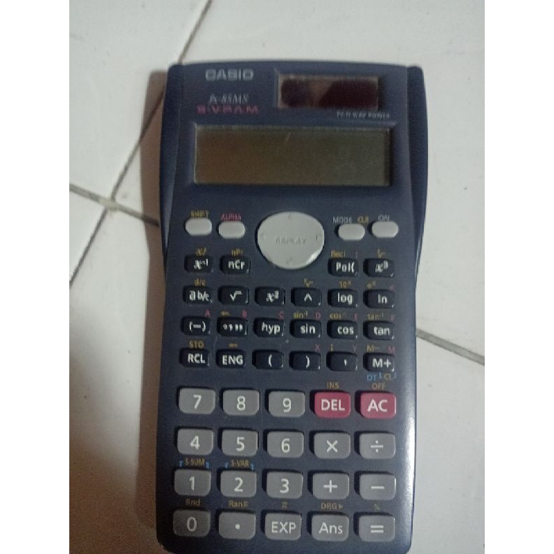 

kalkulator casio fx-85MS S-V.P.A.M two way power