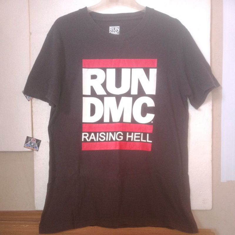 RUN DMC X TOPTEN10 official tag [raising hell] t-shirt size M fit L SECOND ORIGINAL