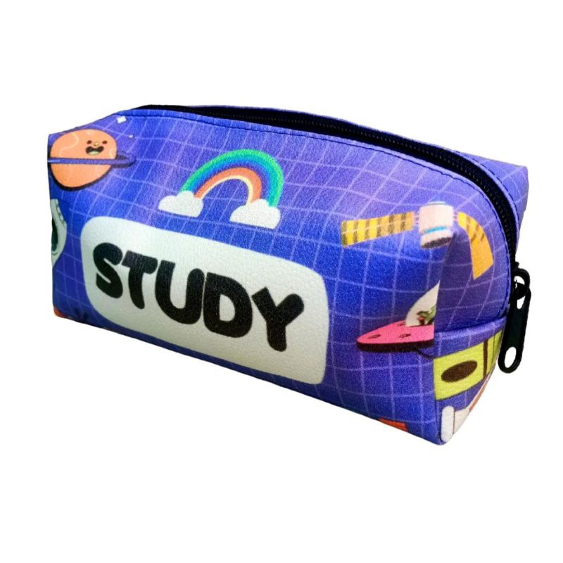 

{RUANG PAKET 50PCS} KOTAK PENSIL KARAKTER STUDY