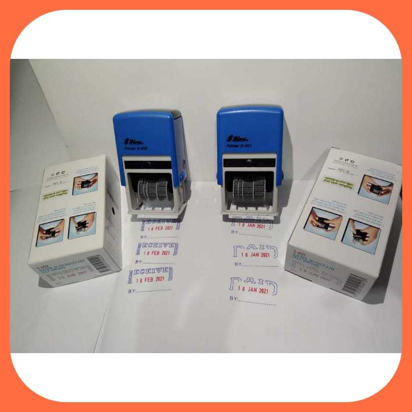 

Stempel Otomatis , PAID , RECEIVED Shiny S-401 , S-402