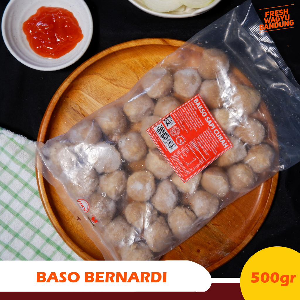 

BERNARDI BAKSO SAPI BESAR CURAH BASO HALAL ISI 35 PREMIUM