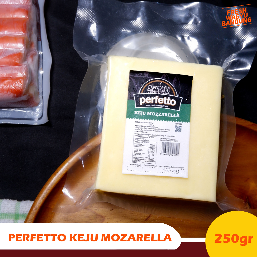 

PERFETTO KEJU MOZZARELLA CHEESE Mozarela Mozarella Perfeto Resto Hotel