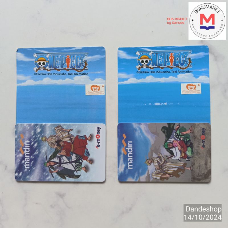 Kartu e-Money e-Toll Mandiri One Piece (limited edition) onepiece