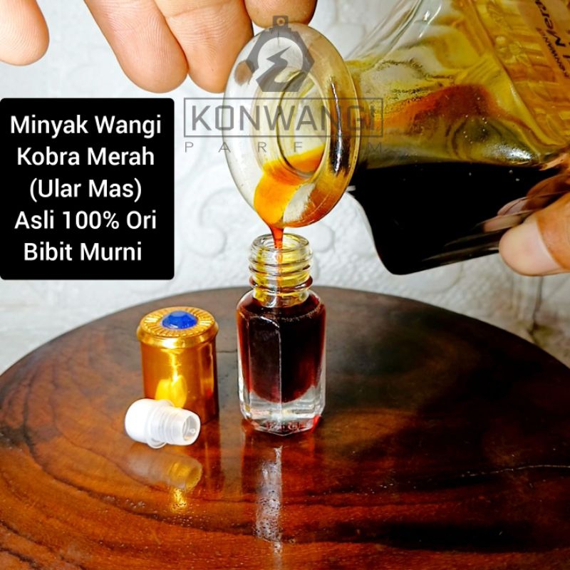 Minyak Misk KOBRA Merah Super 100% Bibit Murni