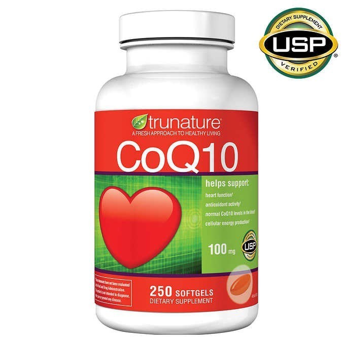 Trunature Coq10 Co Q10 Coq 10 100 mg vitamin jantung kebugaran dll