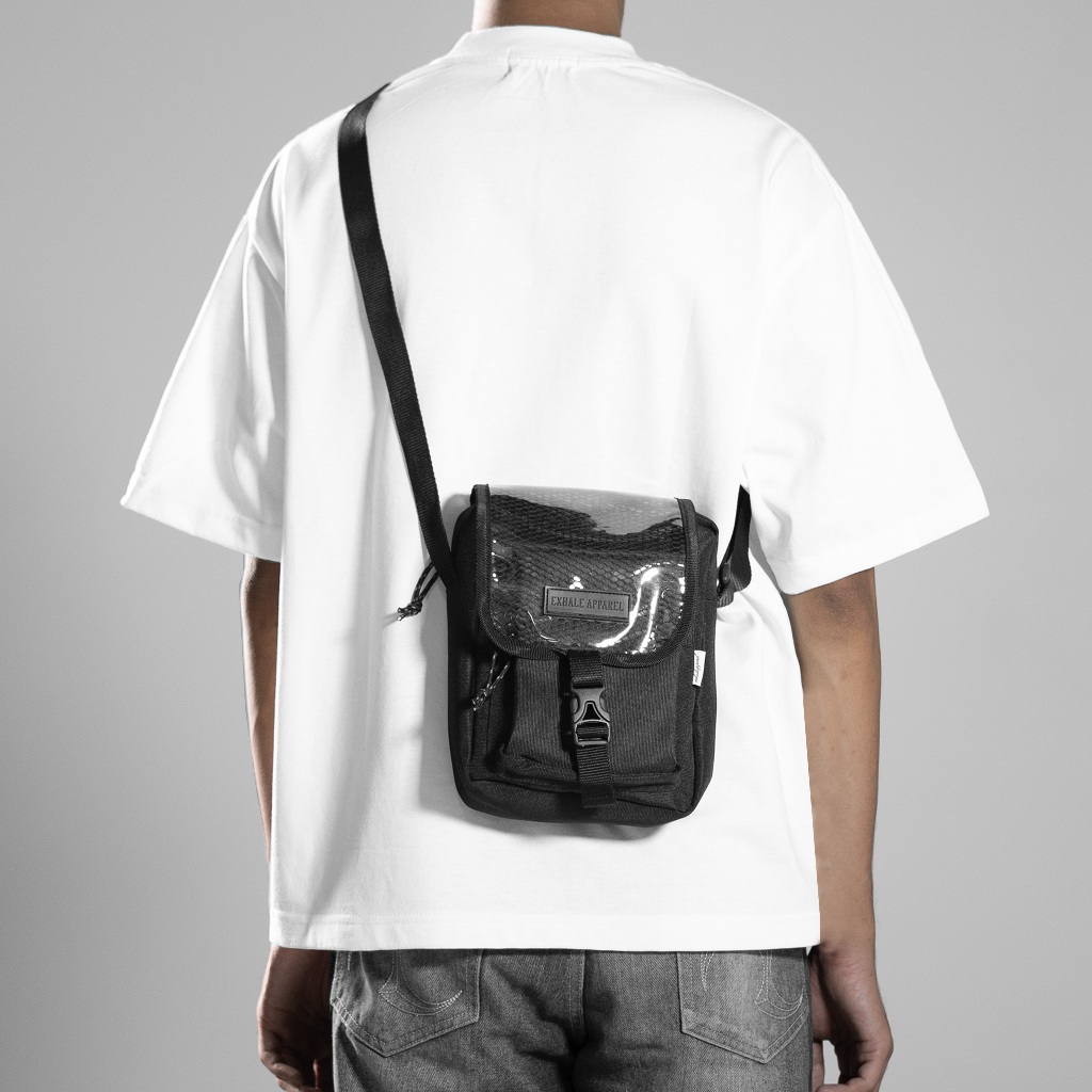 Exhale Apparel Slingbag Luster Black