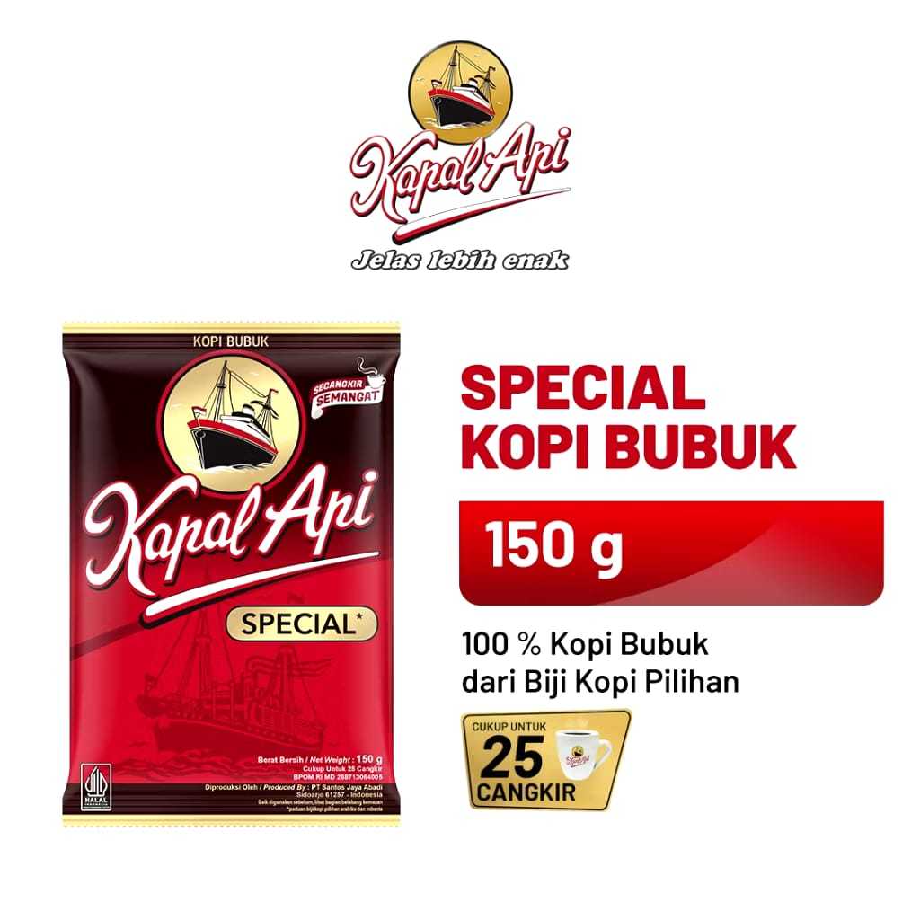 

KOPI KAPAL API SPESIAL 150gr