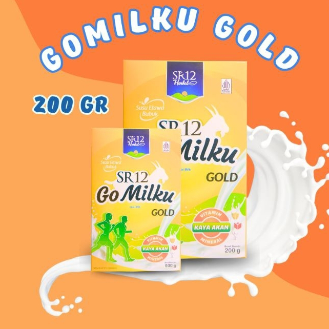 

SR12 Gomilku Gold 200 gram - susu ettawa bantu atasi masalah sendi dengan racikan terbaik