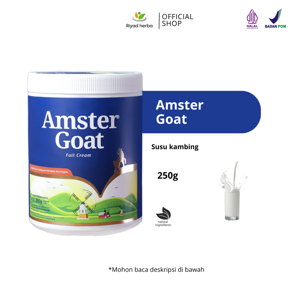 

Amstergoat susu Kambing membantu mengatasi masalah lambung Bubuk Original 250g