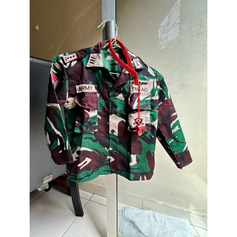 PRELOVED KOSTUM ANAK TNI
