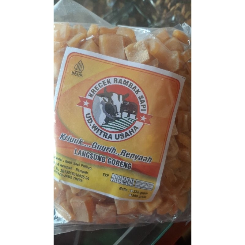 

Rambak Kulit Sapi Kotak 500Gr (Tanpa Jemur)