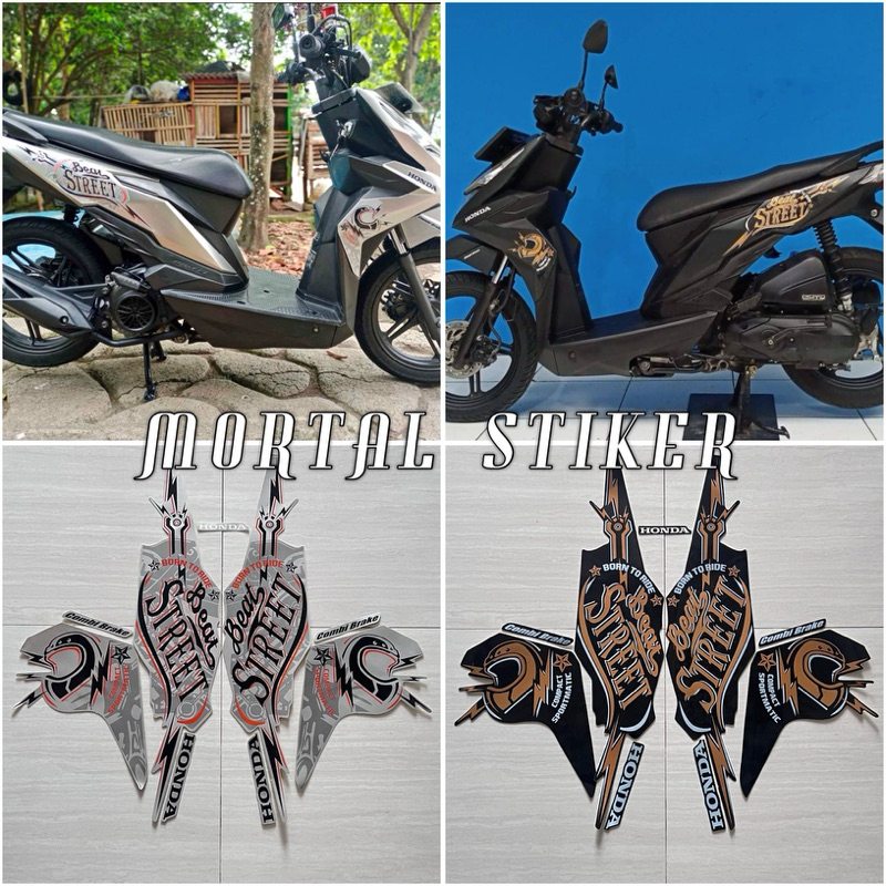 STIKER STRIPING LIS LES BODY MOTOR BEAT STREET 2019