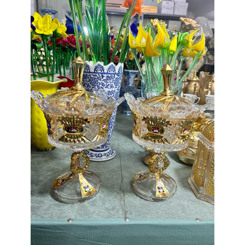 set toples gold turki cristal