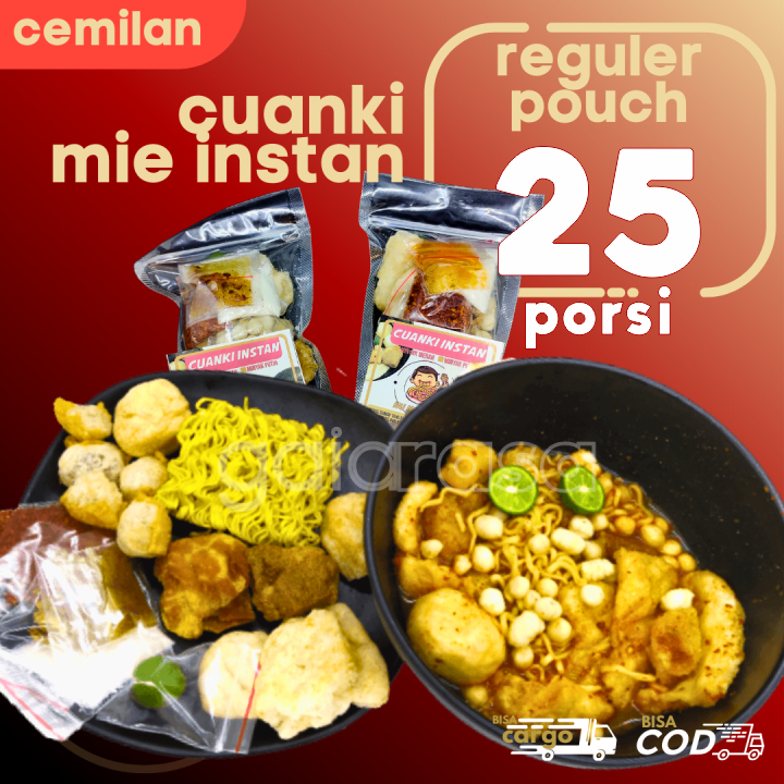 

HARGA RESELLER - 25pcs Produk MIE CUANKI INSTAN kemasan POUCH by GaiaRasa