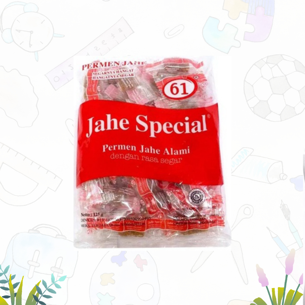 

PERMEN JAHE SPECIAL 61 125gram (Pack)