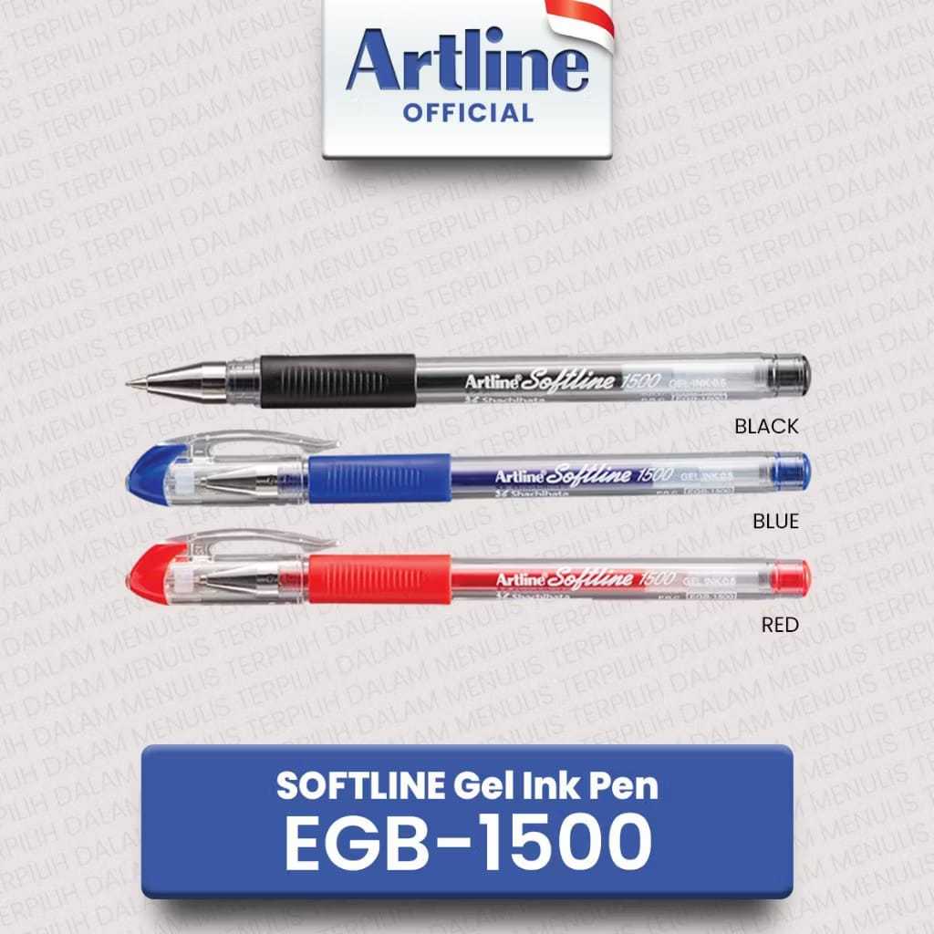 

ARTLINE SOFTLINE GEL EGB-1500 0.5MM WARNA HITAM MERAH BIRU