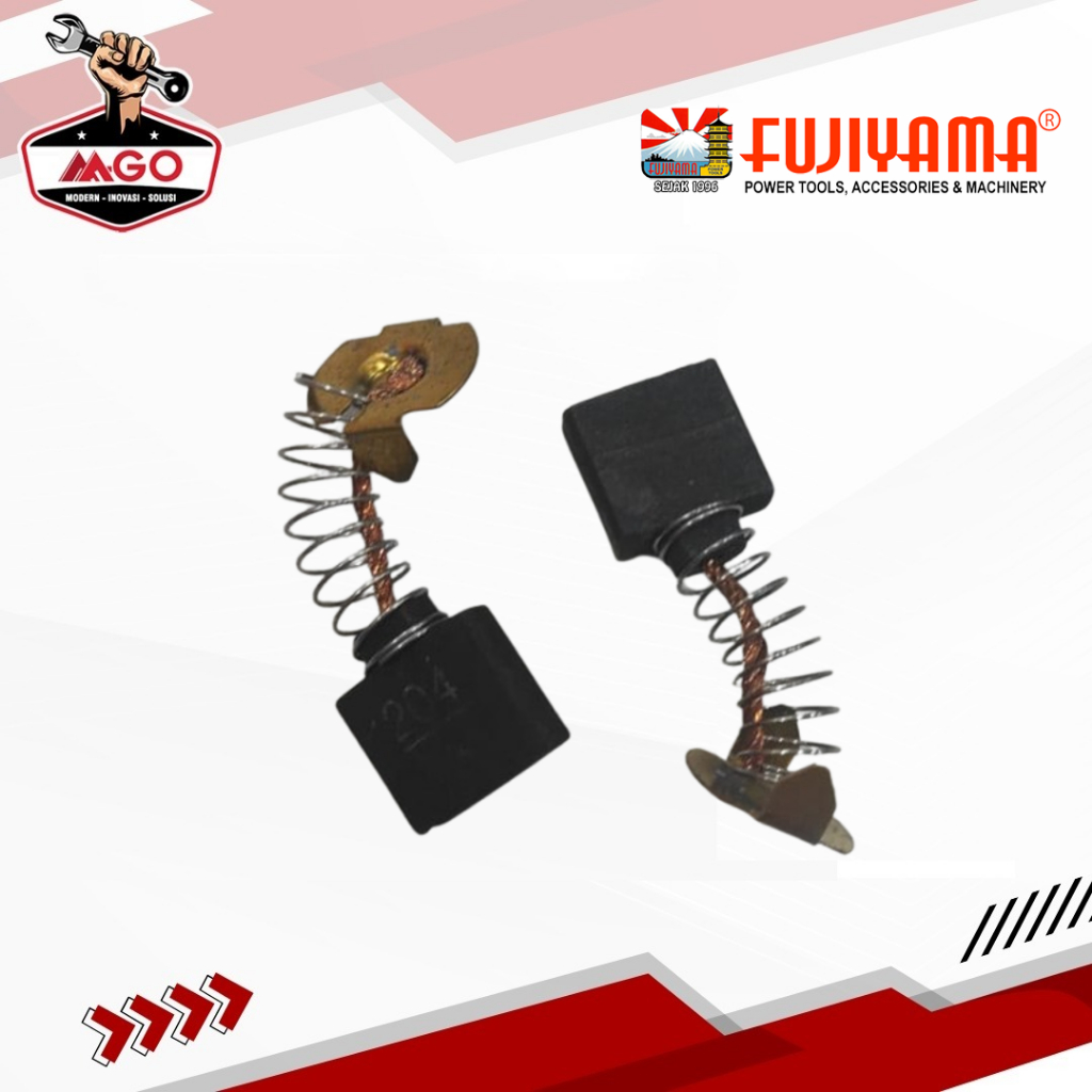 FUJIYAMA Carbon Brush Spare Part (Untuk Bor, Gerinda, Dll)