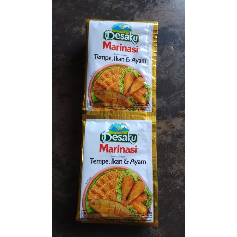 

Desaku marinasi ikan ayam & tempe goreng 15gr x 12 sachet