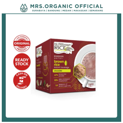 

Minuman Cokelat Prebiotik Nutribrownrice Chocolate 35G X 8 Sachet