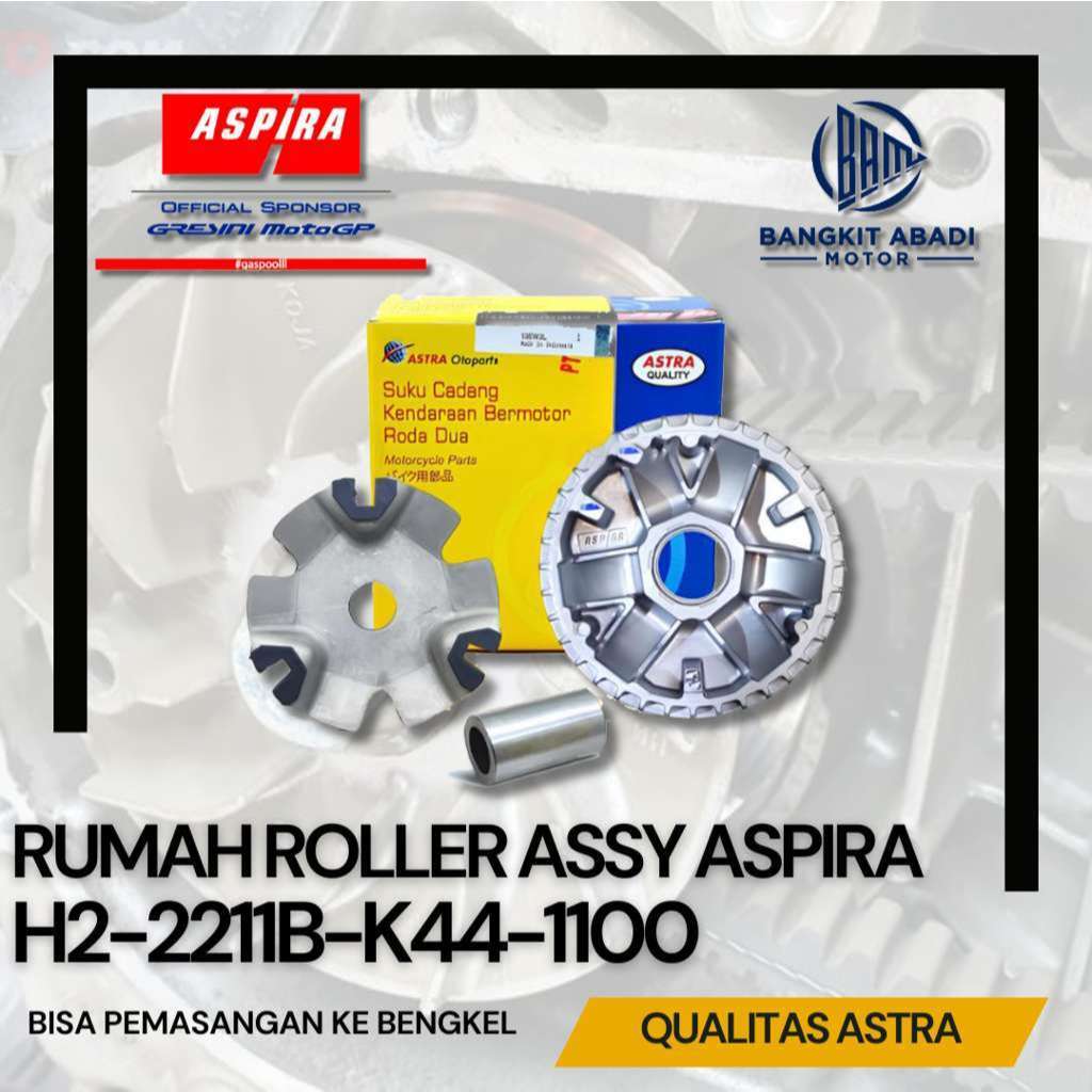 Aspira Rumah Roller Assy Beat Fi ESP Beat POP Vario 110 Fi ESP Scoopy Fi Kualitas Astra