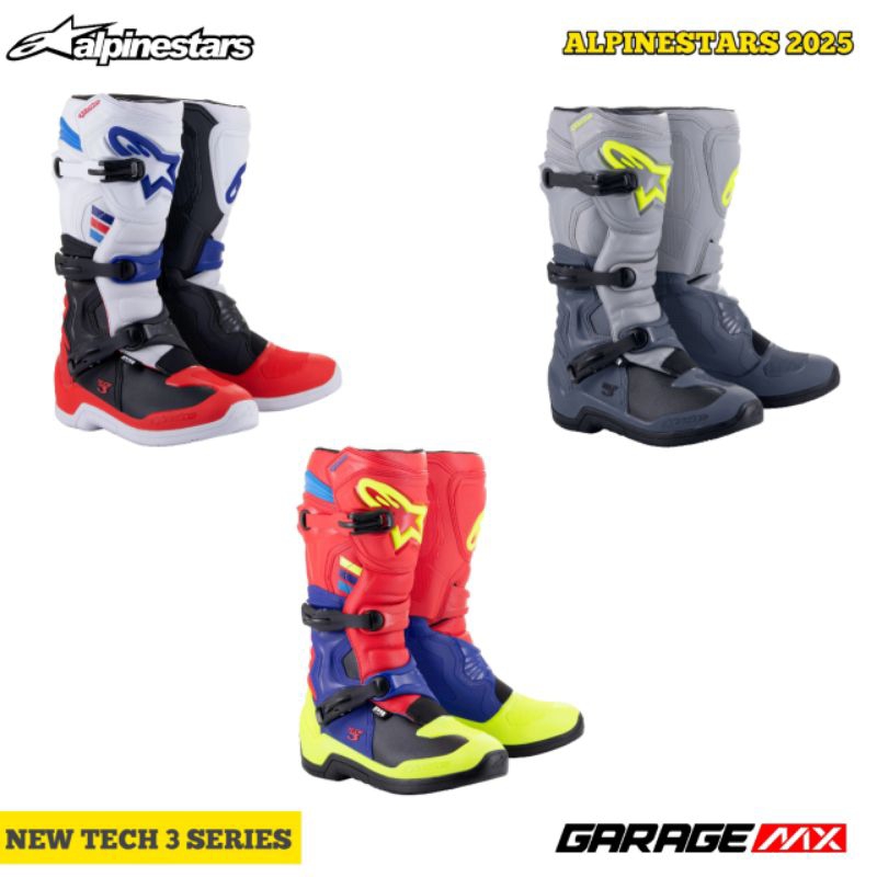 SEPATU ALPINESTARS TECH 3 NEW ORIGINAL.ALPINESTARS TECH 3.ALPINESTARS TECH3.SEPATU CROSS