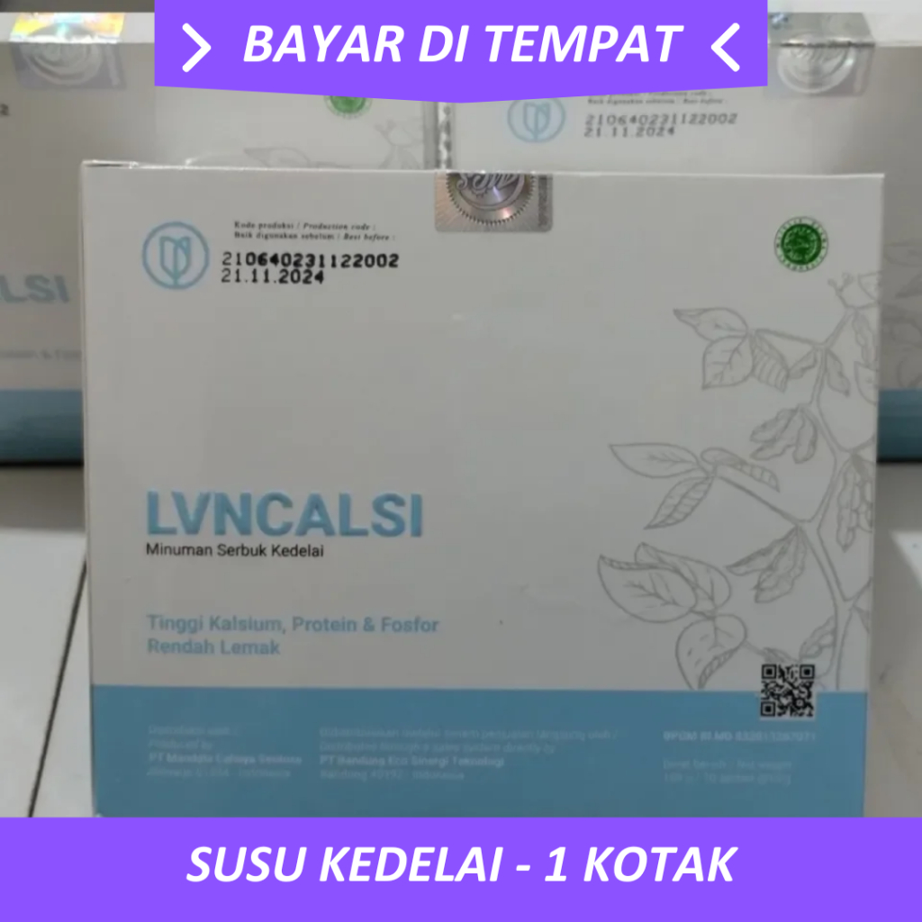 

Susu Bubuk - Susu Kedelai Calsi - 1 Kotak 10 Sachet