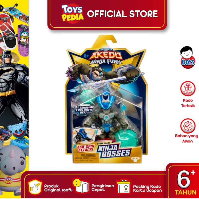 Mainan Akedo Ninja Fury Ninja Bosses