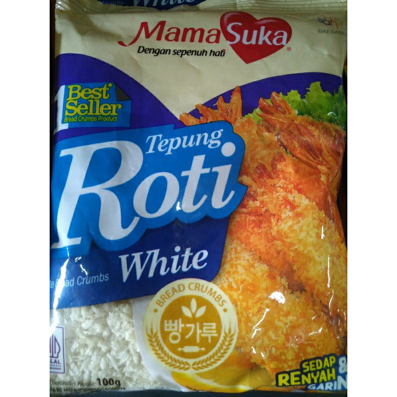 

Mama Suka Tepung Roti putih 100gr