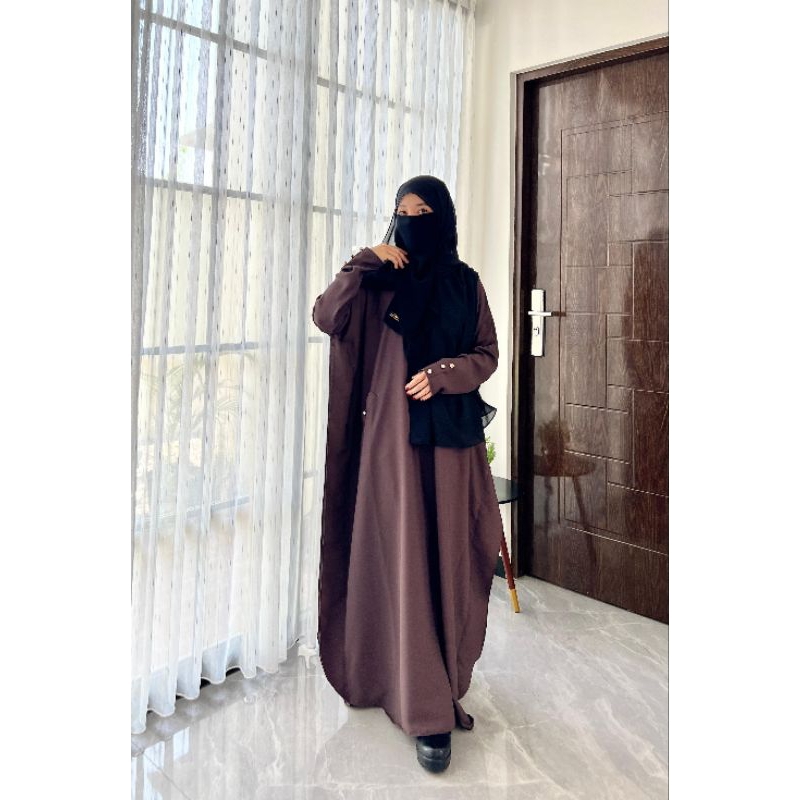 New Abaya HULYA Matt Furshan warna abaya Saudi Hulya abaya Dubai